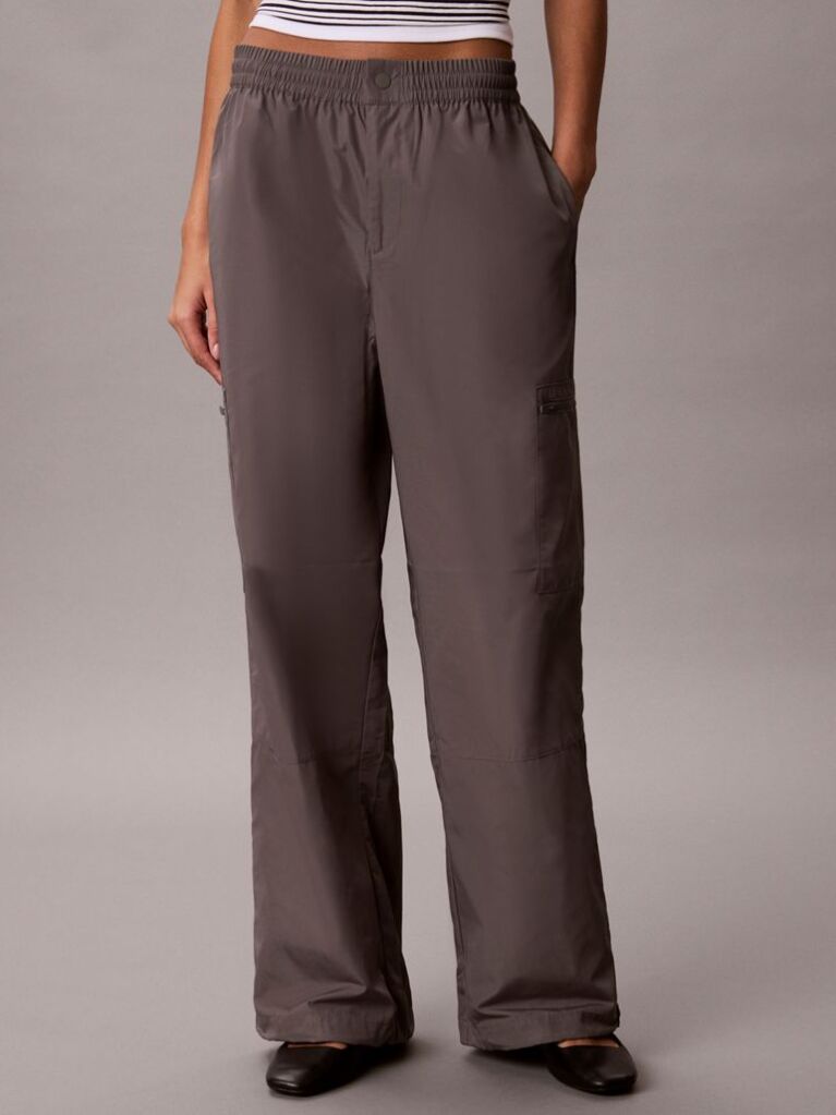 Silver Tech Relaxed Pants  Women