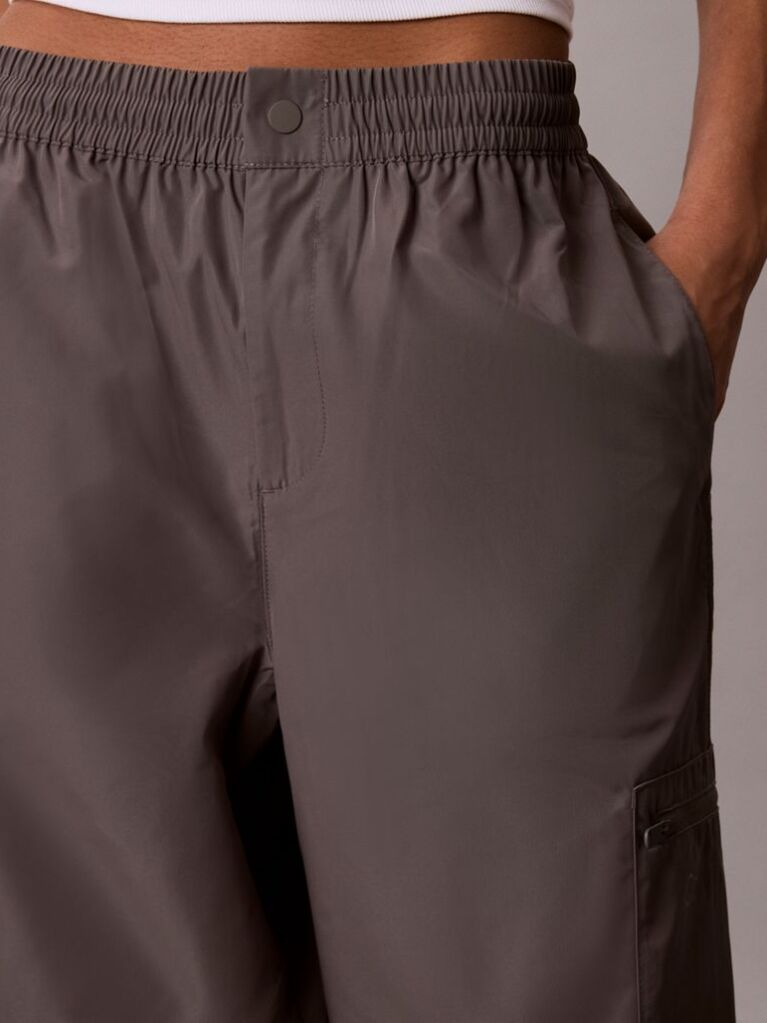 Silver Tech Relaxed Pants  Women