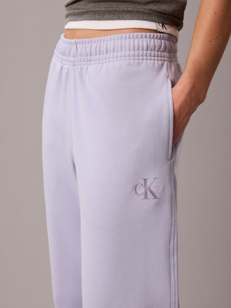 Purple Relaxed Monogram Joggers  Women