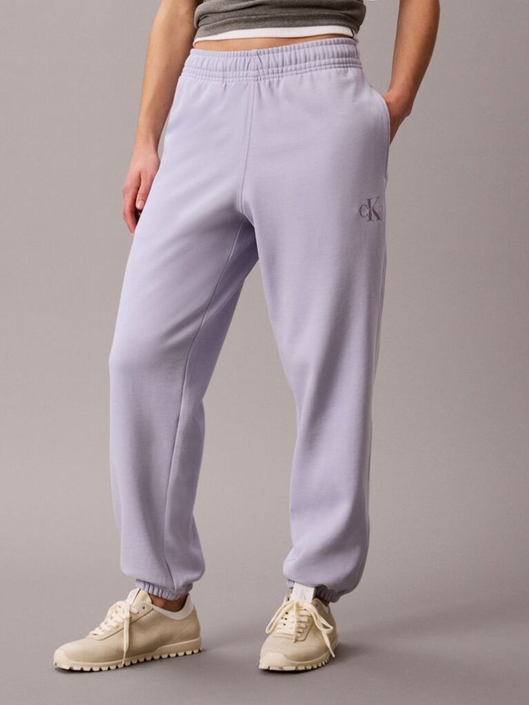 Purple Relaxed Monogram Joggers  Women