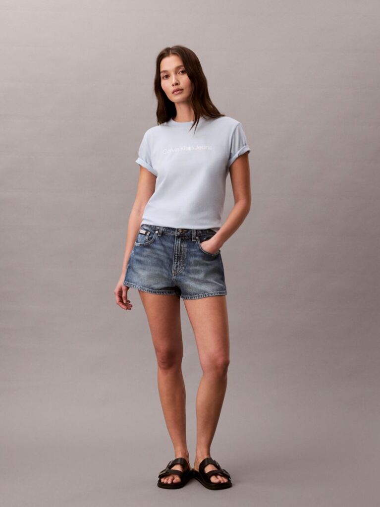 Blue Short Sleeve T-Shirt  Women