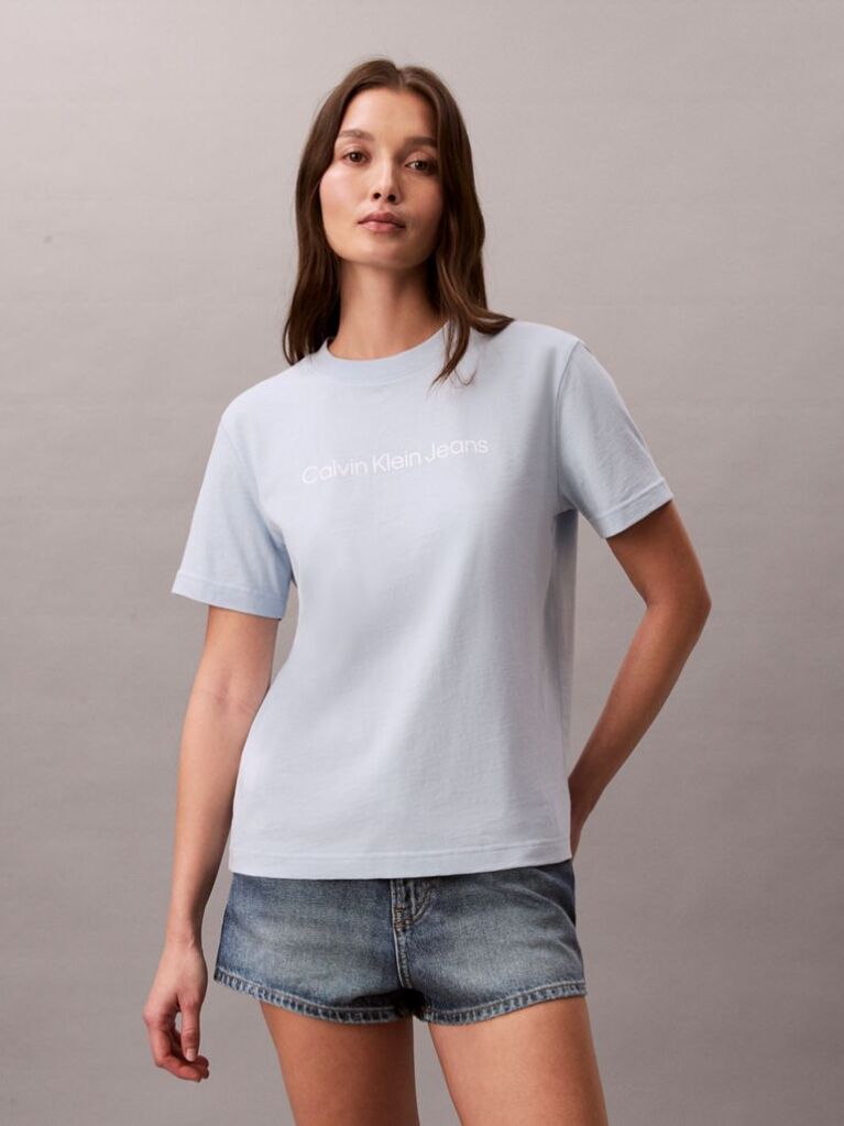 Blue Short Sleeve T-Shirt  Women