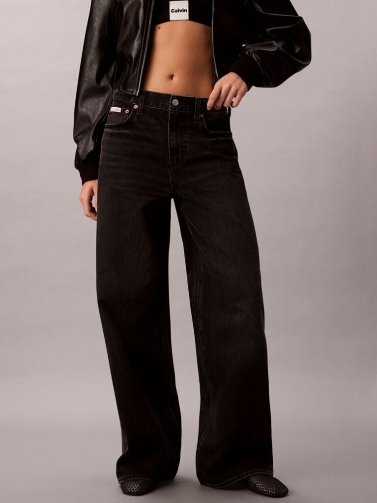 Black Wide Leg Jeans  Women