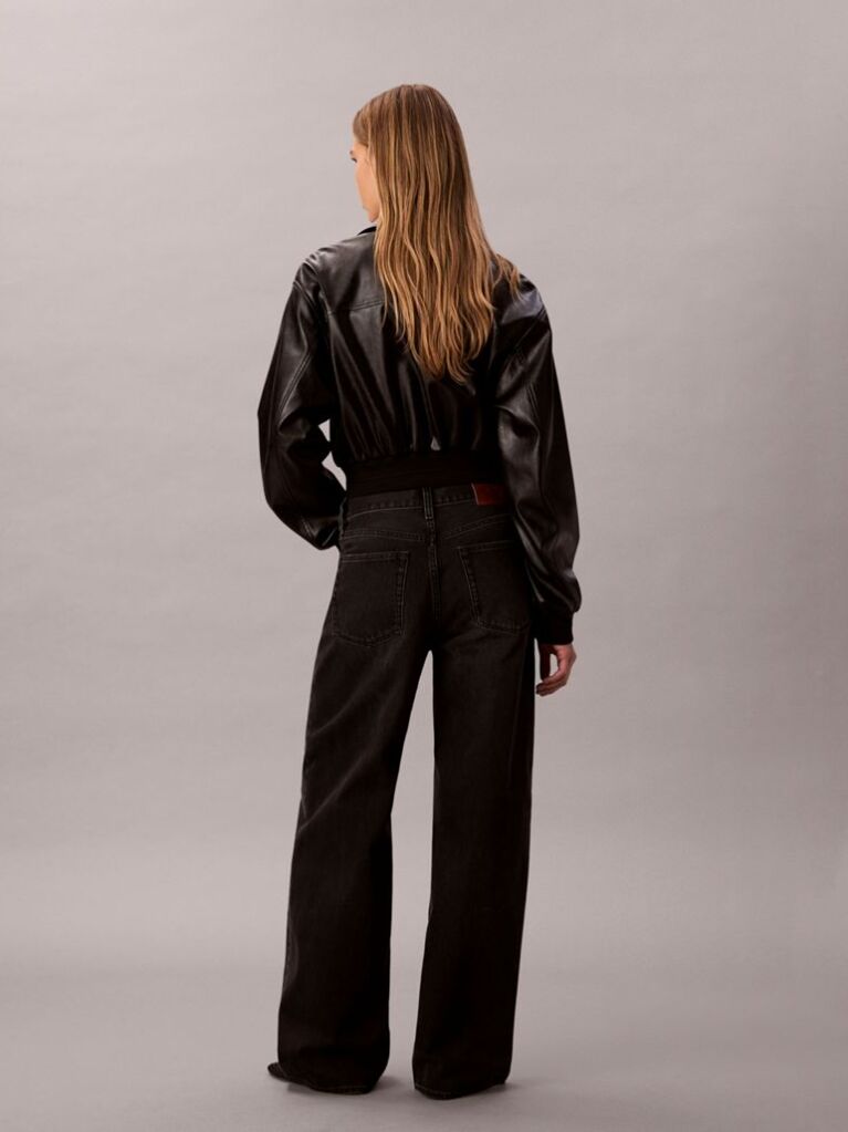 Black Wide Leg Jeans  Women