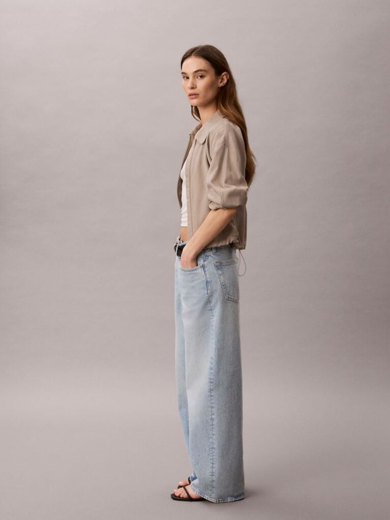 Denim Baggy Τζιν Με Χαμηλή Μέση  Γυναίκα