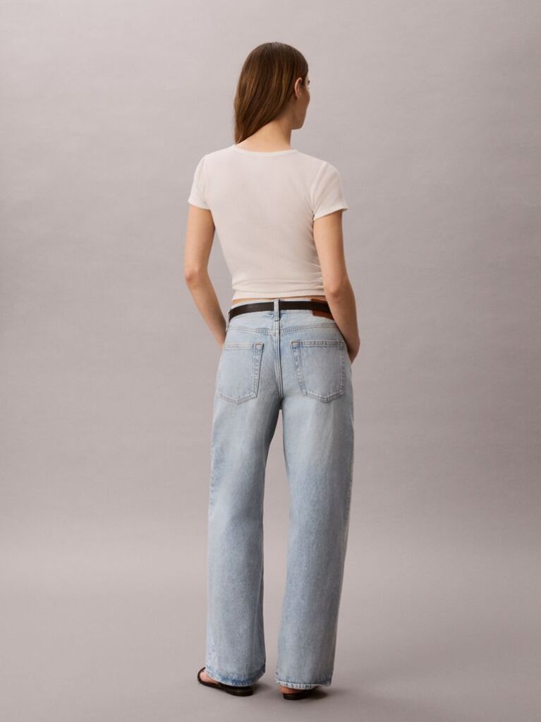 Denim Baggy Τζιν Με Χαμηλή Μέση  Γυναίκα