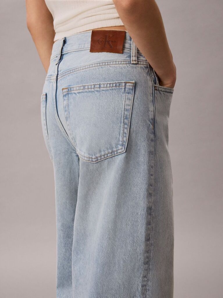 Denim Baggy Τζιν Με Χαμηλή Μέση  Γυναίκα