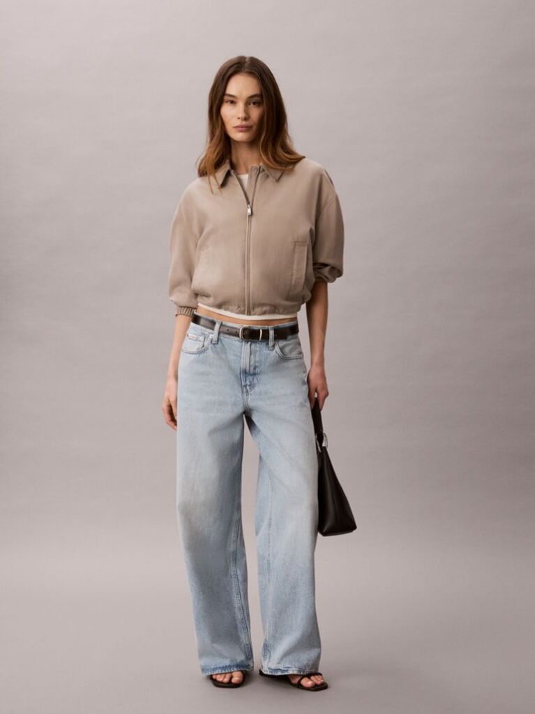 Denim Baggy Τζιν Με Χαμηλή Μέση  Γυναίκα