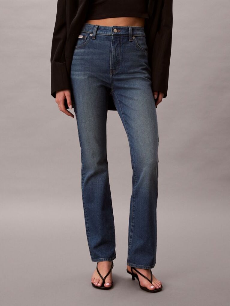 Denim Skinny Τζιν Με Bootcut Γραμμή  Γυναίκα