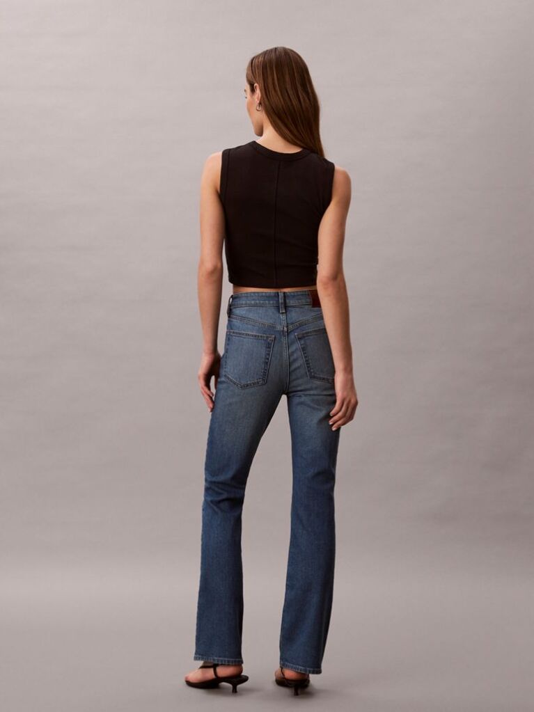 Denim Skinny Τζιν Με Bootcut Γραμμή  Γυναίκα