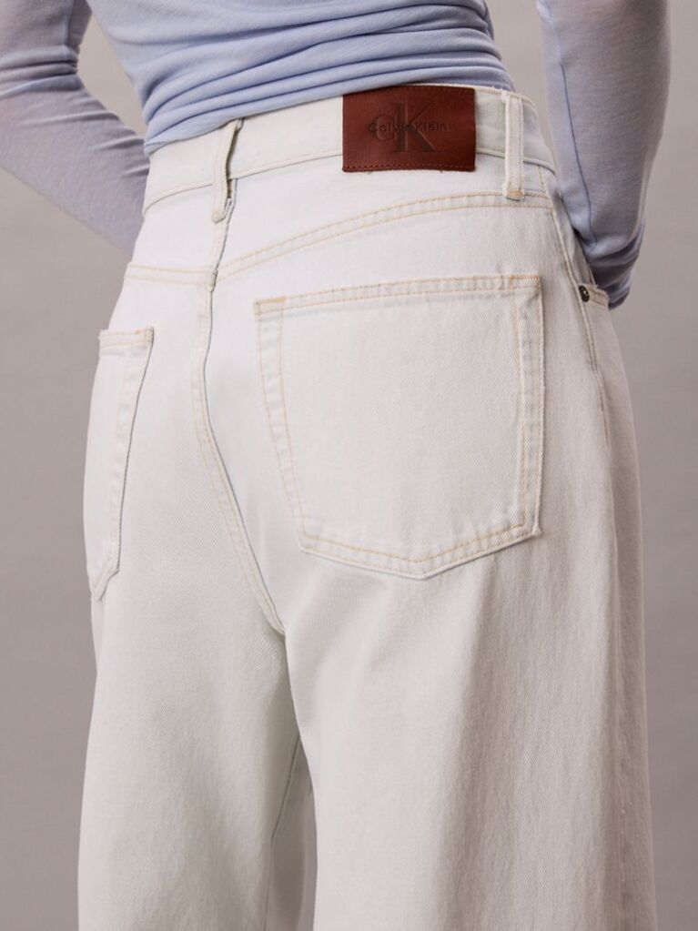 White Wide Leg Jeans  Women