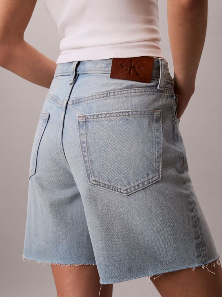 Denim 90s Denim Σορτς Με Ξεβάμματα  Γυναίκα