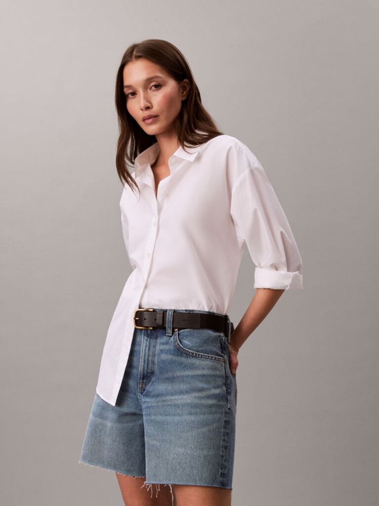 Denim 90s Relaxed Denim Shorts  Women