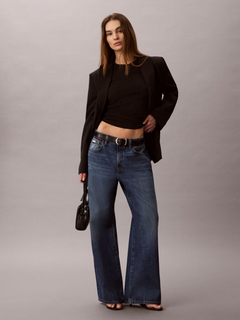 Denim Wide Leg Jeans  Women
