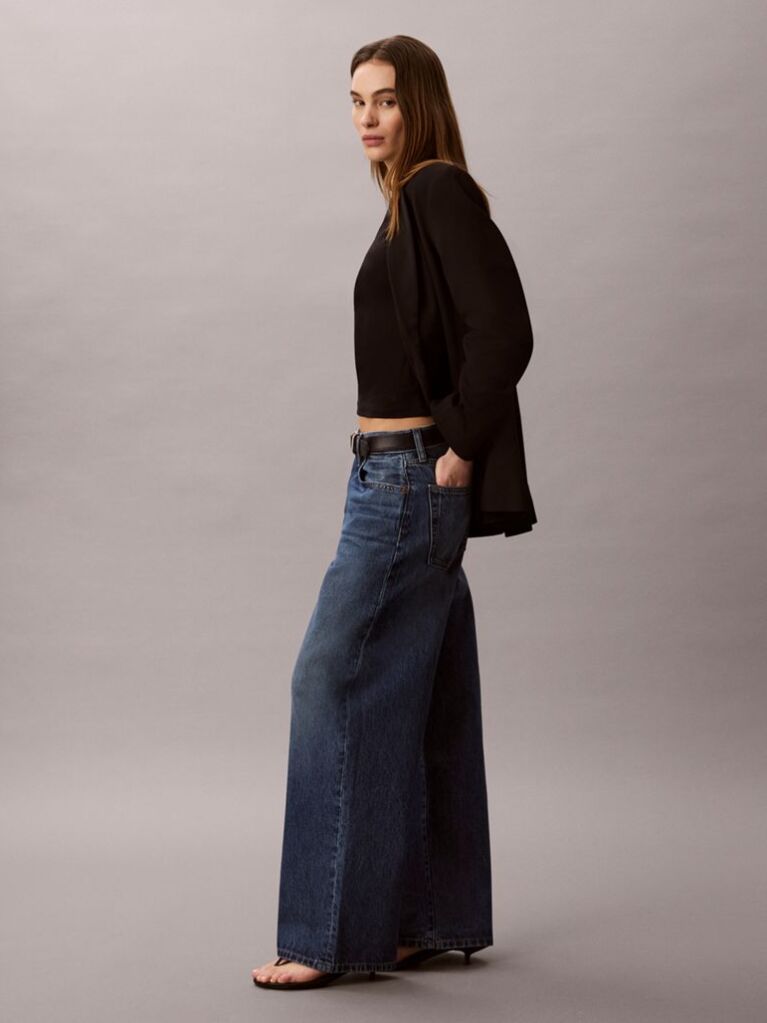 Denim Wide Leg Jeans  Women