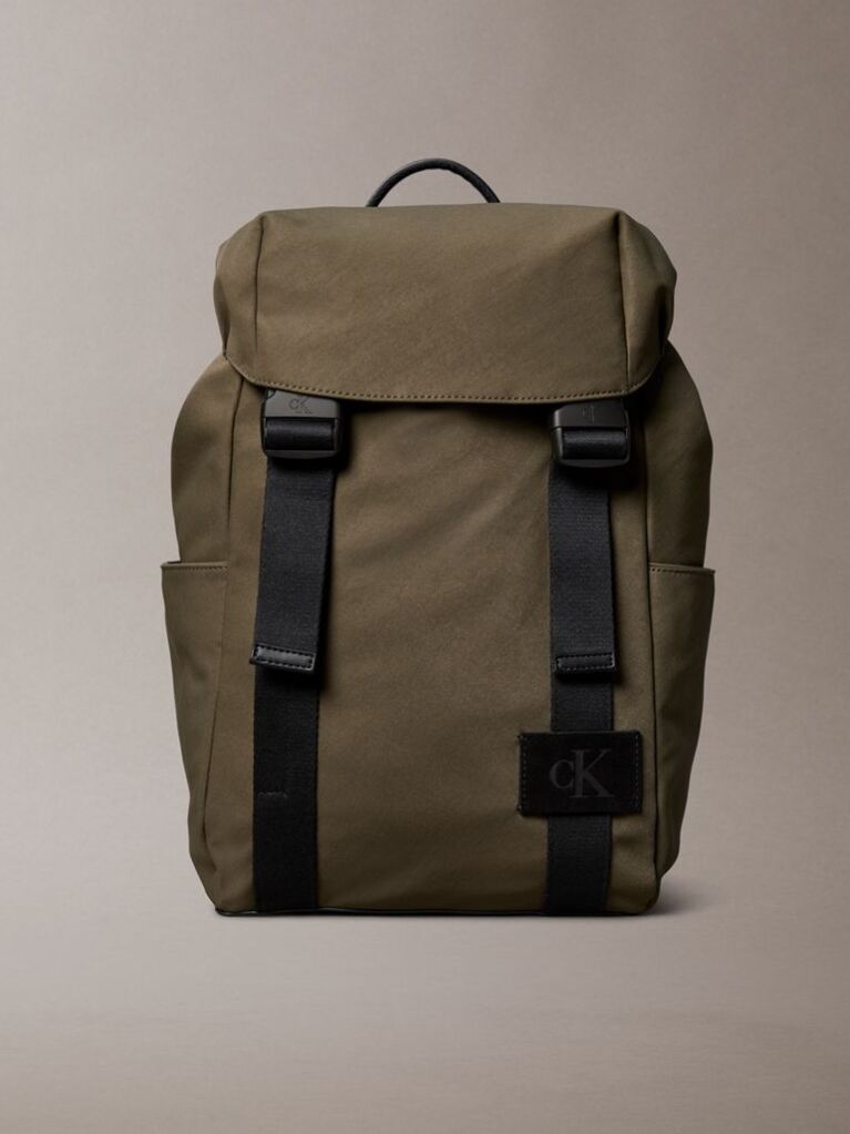 Green Canvas Backpack  Men