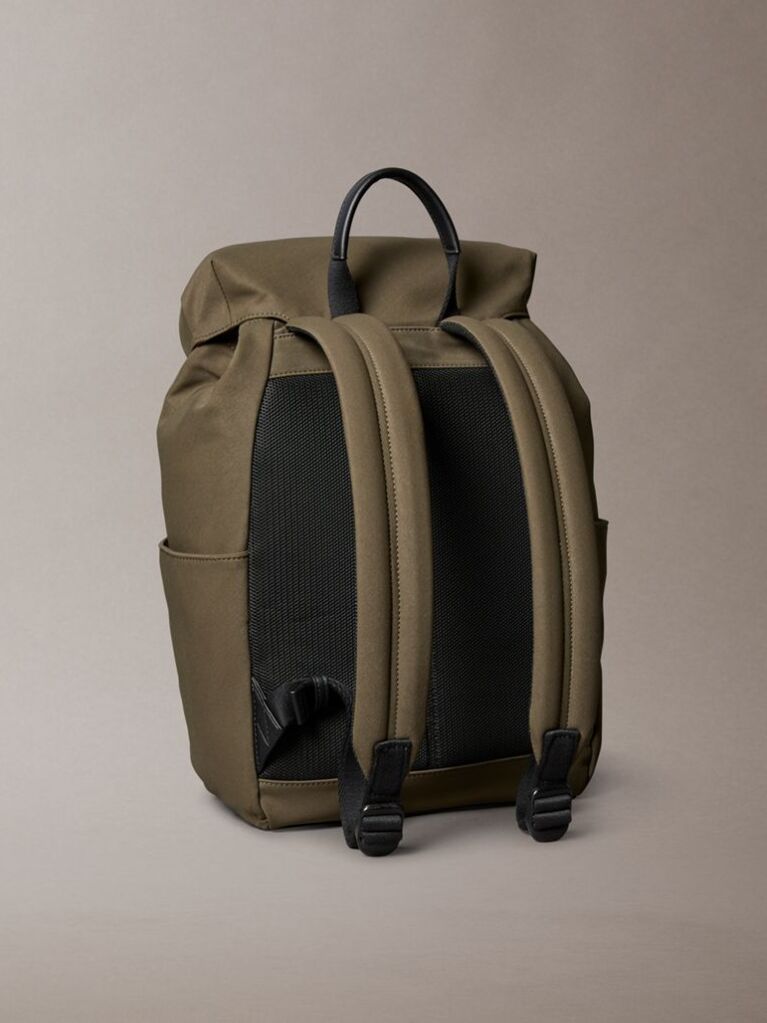 Green Canvas Backpack  Men