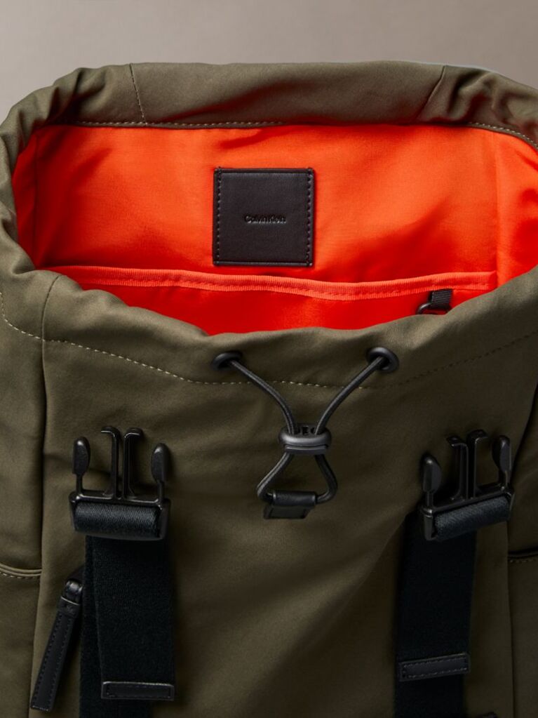 Green Canvas Backpack  Men