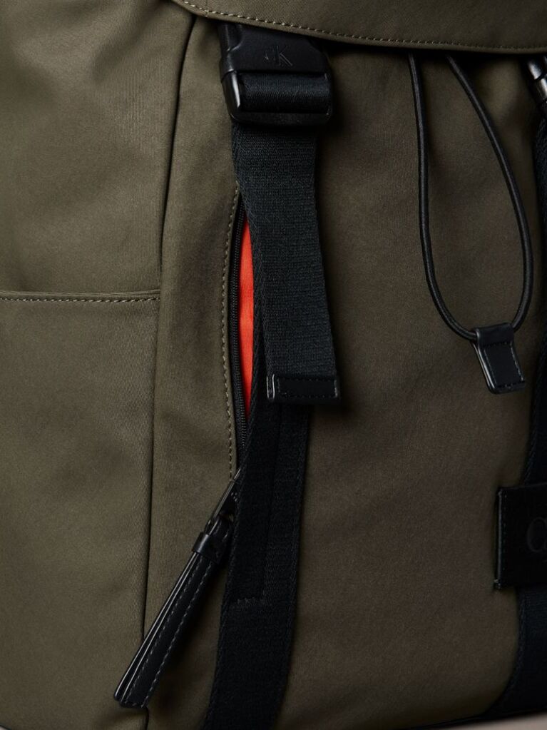 Green Canvas Backpack  Men
