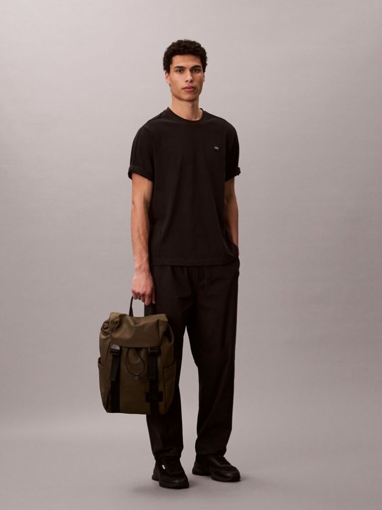 Green Canvas Backpack  Men