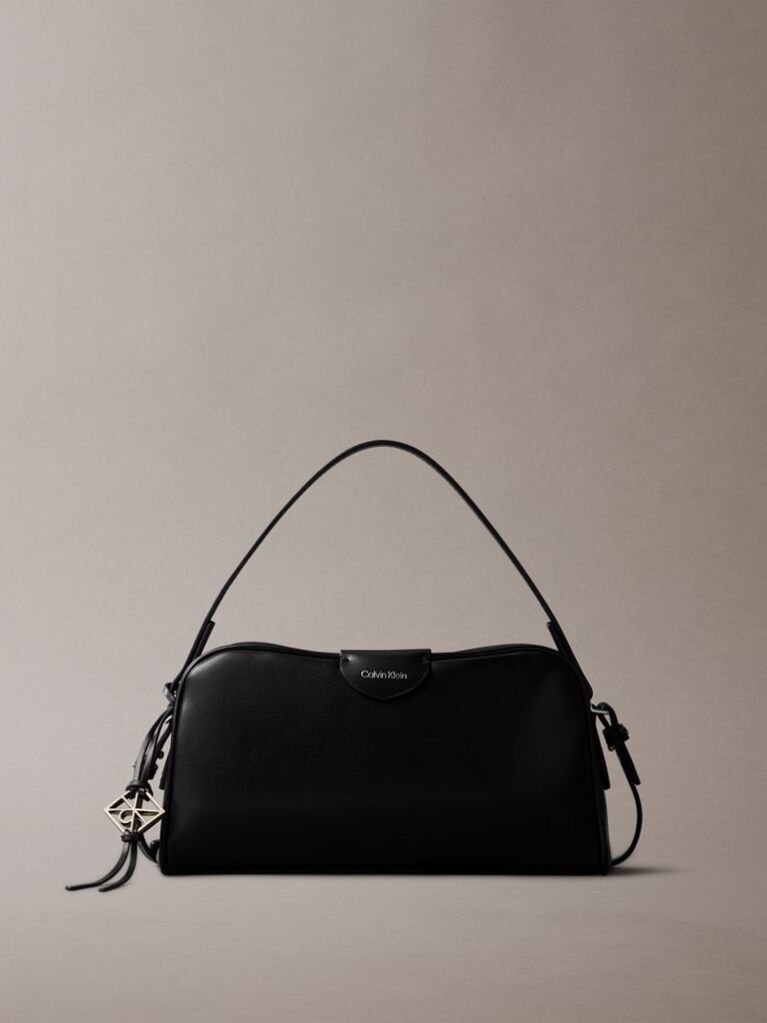 Black Trio Compartment Crossbody Camera Bag  Women