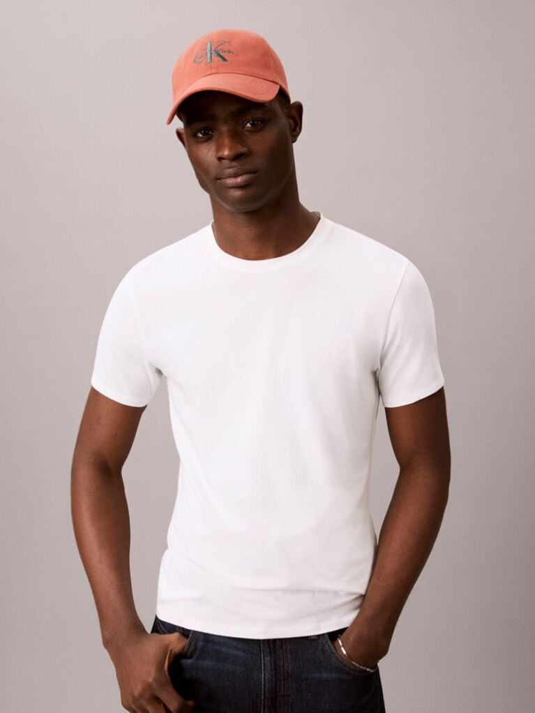 Brown Twill Logo Cap  Men