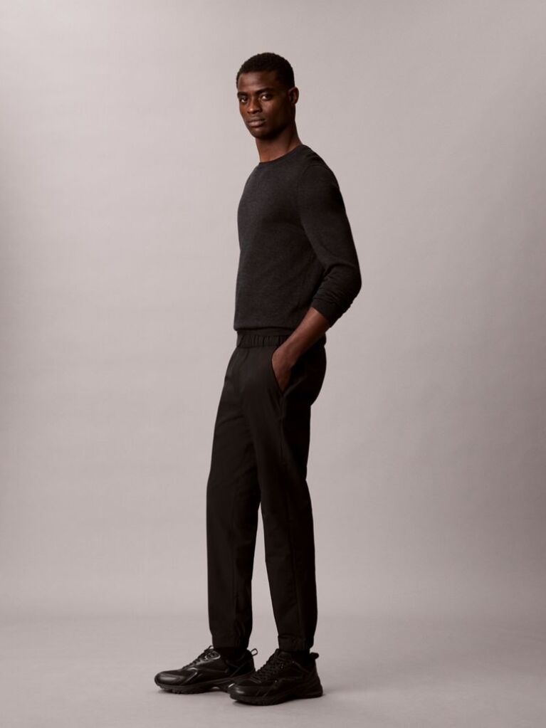 Black Monoglogo Sueded Terry Hoodie  Men