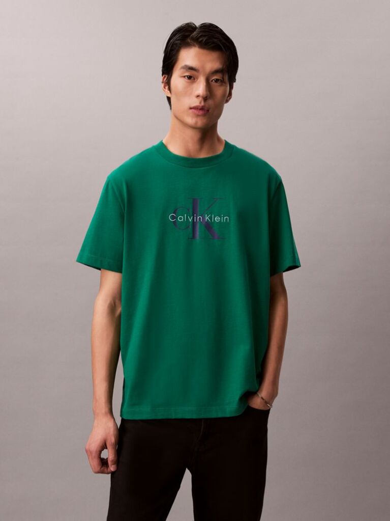 Πράσινο T-Shirt Με Λογότυπο  Άνδρας