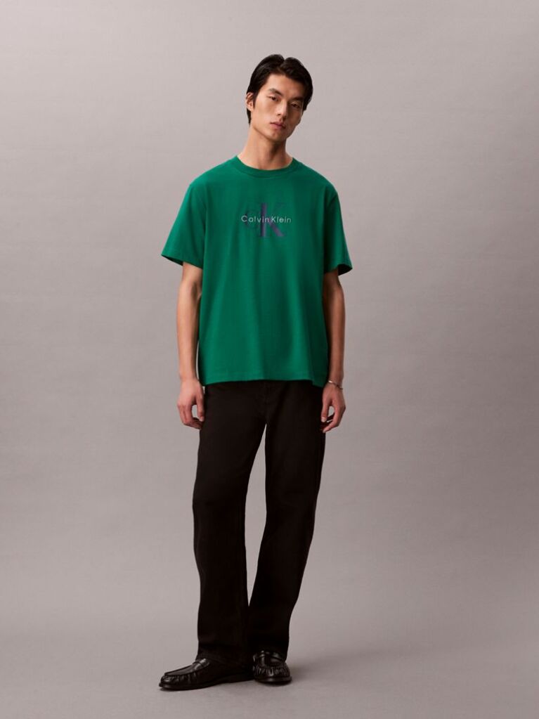 Πράσινο T-Shirt Με Λογότυπο  Άνδρας