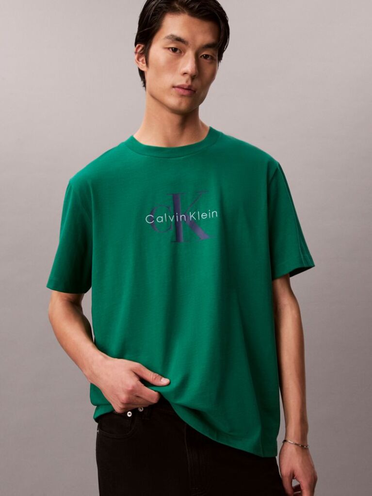 Πράσινο T-Shirt Με Λογότυπο  Άνδρας