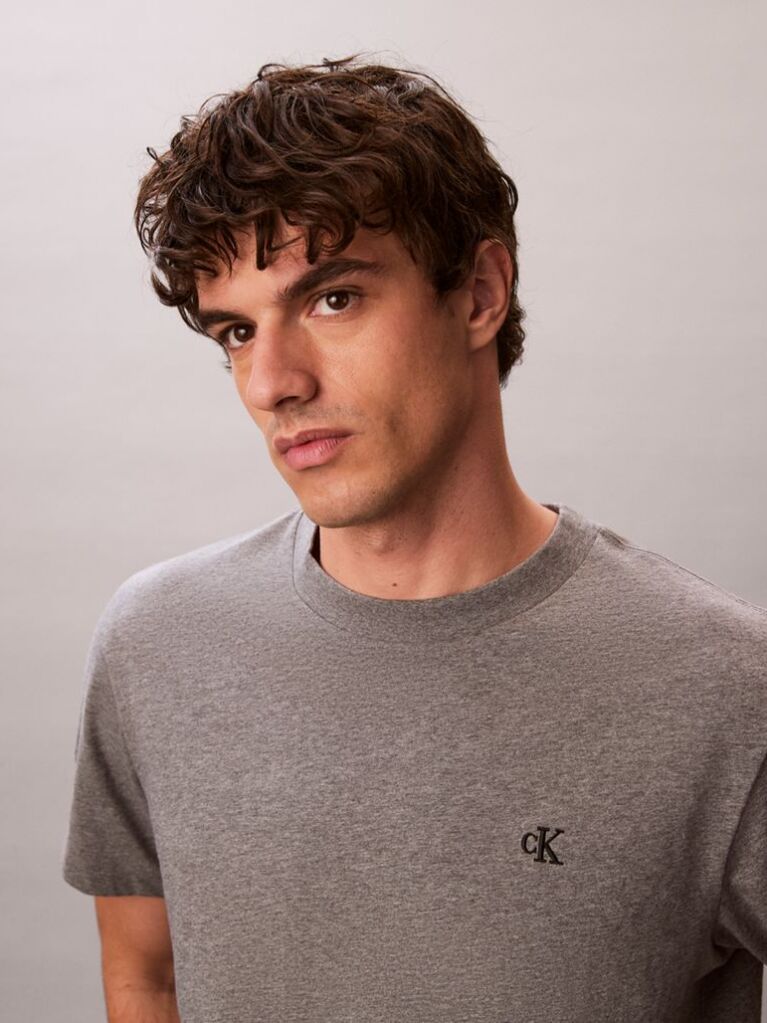 Grey Monogram T-shirt  Men
