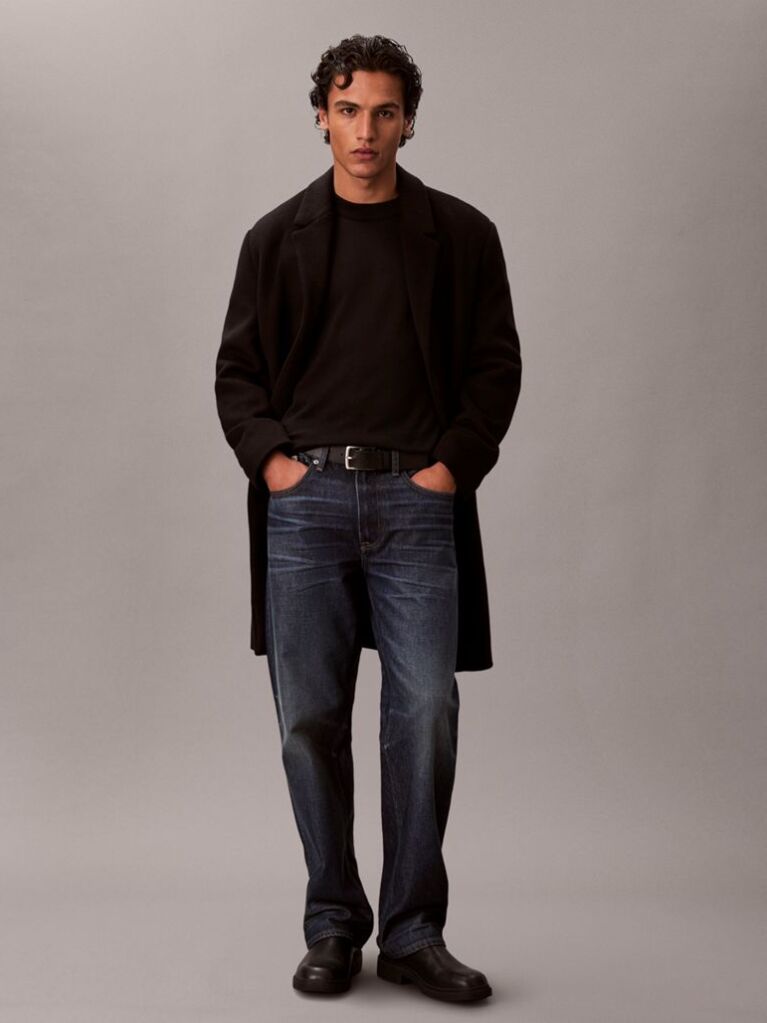 Black Cotton Jumper  Men