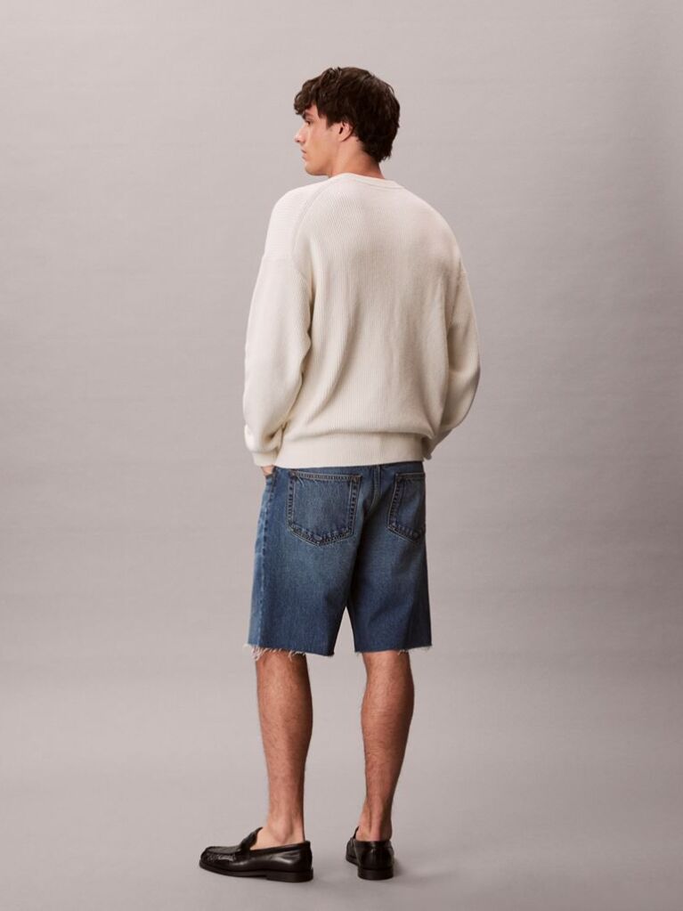 Denim 90s Relaxed Denim Shorts  Men