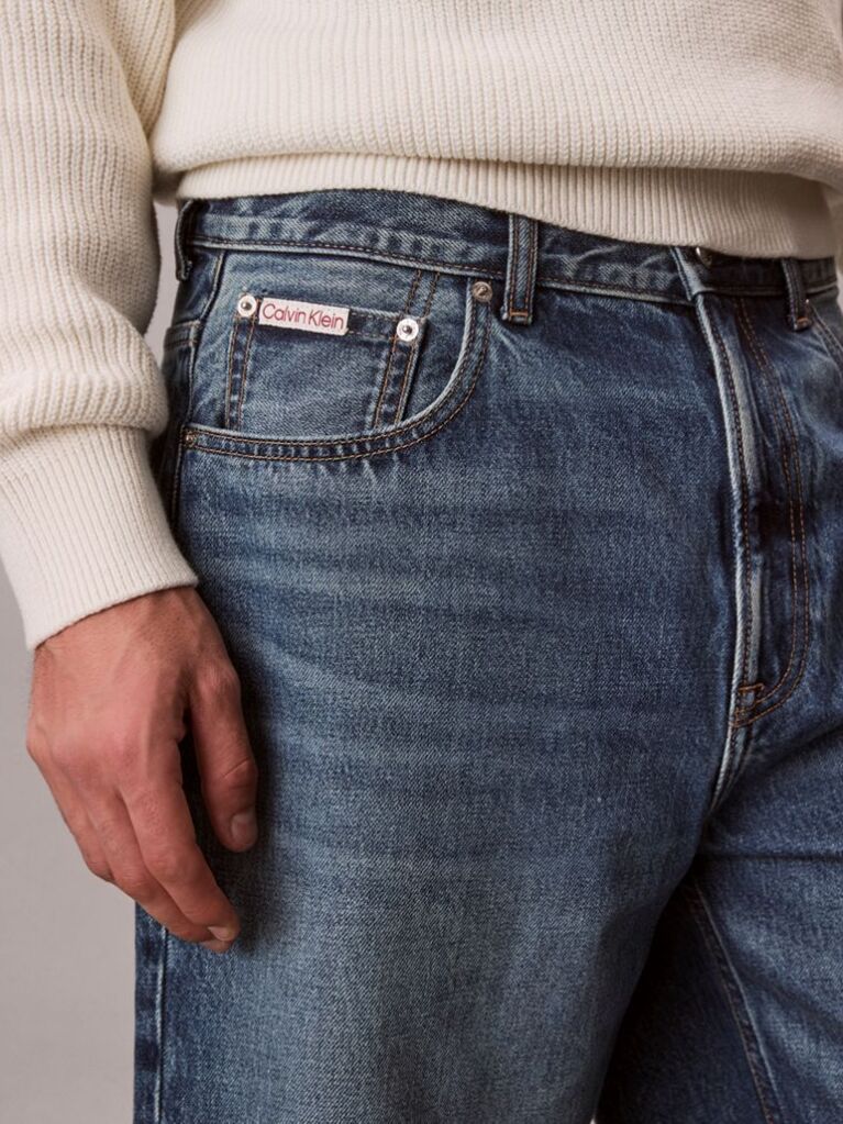 Denim 90s Relaxed Denim Shorts  Men