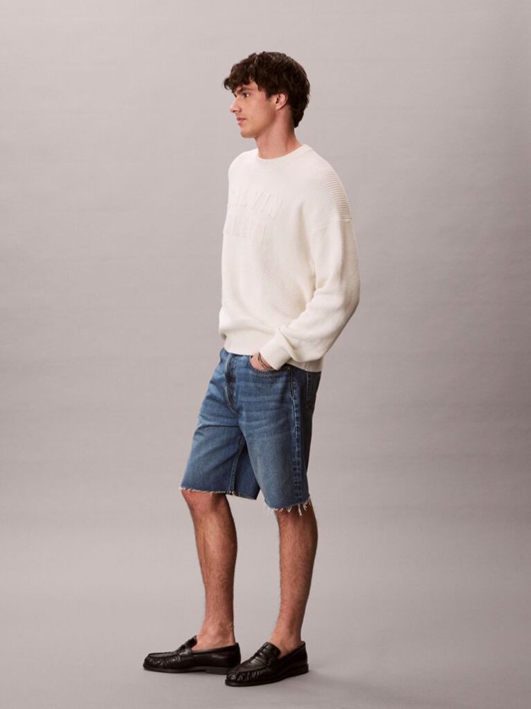 Denim 90s Relaxed Denim Shorts  Men