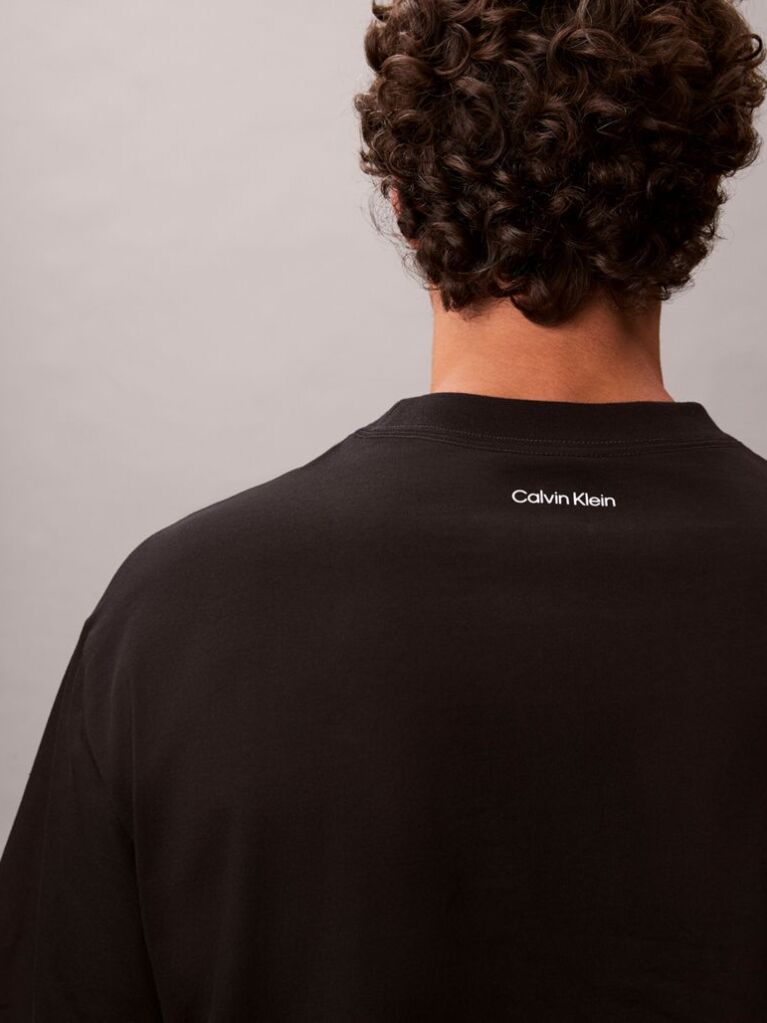 Black Graphic Relaxed T-Shirt  Men