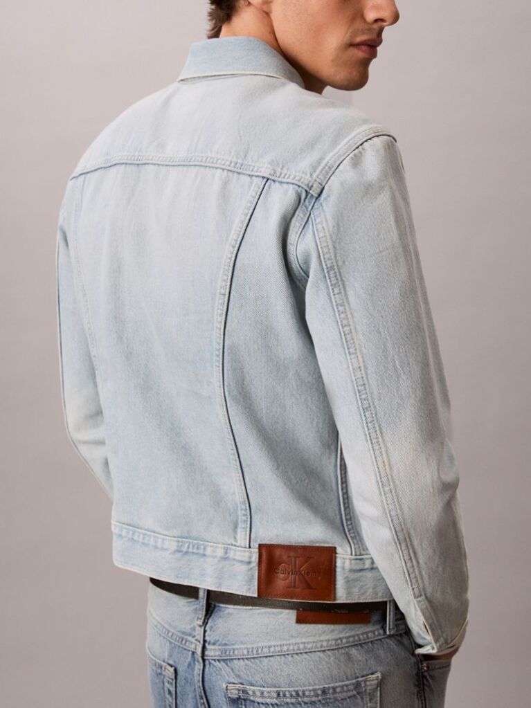 Denim Slim Denim Trucker Jacket  Men