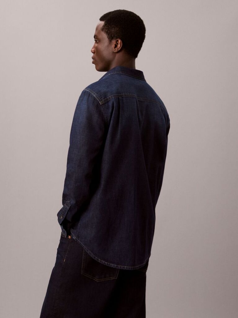 Denim Classic Fit Denim Shirt  Men