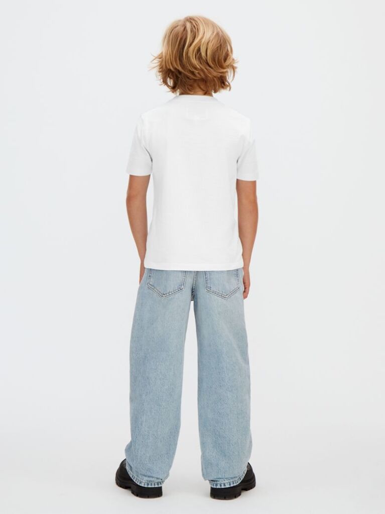 Λευκό T-shirt Με Λογότυπο  Παιδικό Unisex