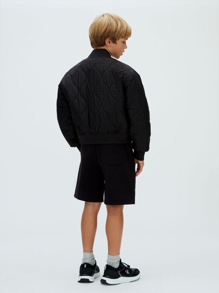Black Kids' Relaxed Jogging Shorts  Kids Unisex