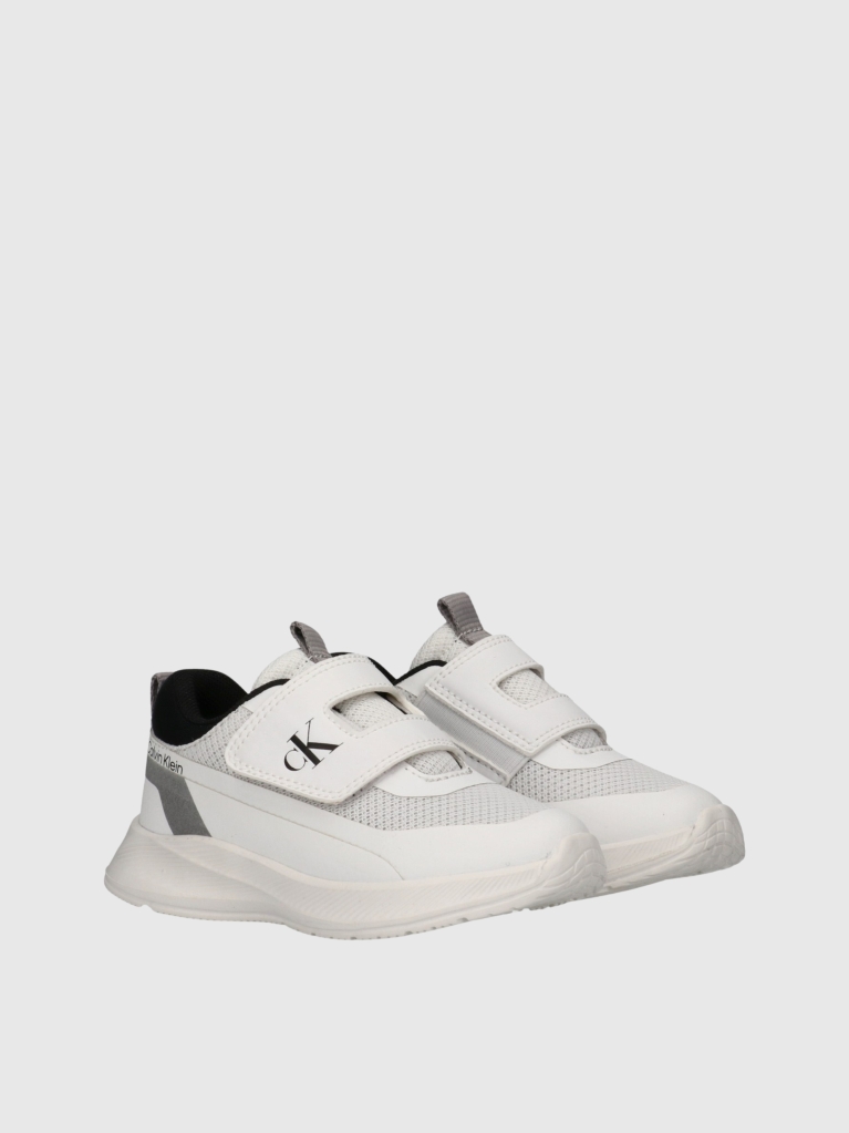 Λευκό Sneakers Με Velcro Και Χαμηλό Κόψιμο  Παιδικό Unisex