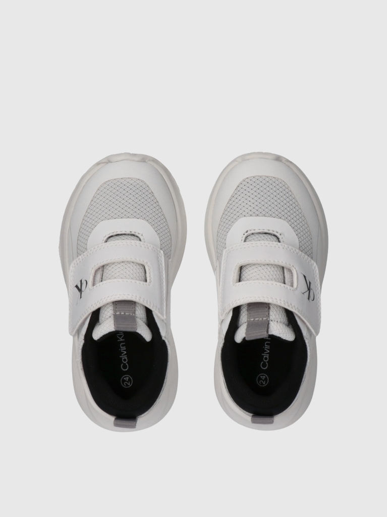 Λευκό Sneakers Με Velcro Και Χαμηλό Κόψιμο  Παιδικό Unisex