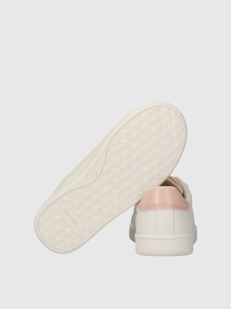 Λευκό Παιδικά Sneakers Με Χαμηλό Κόψιμο Και Κορδόνια  Κορίτσι