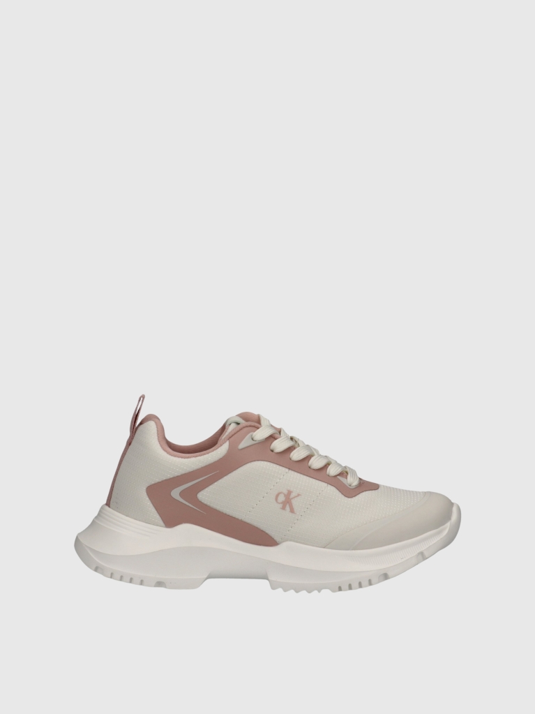Λευκό Δετά Sneakers Με Χαμηλό Κόψιμο  Κορίτσι