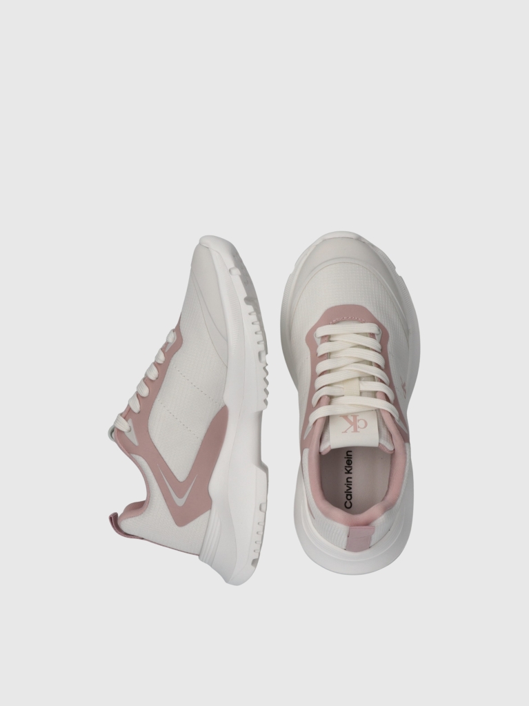 Λευκό Δετά Sneakers Με Χαμηλό Κόψιμο  Κορίτσι
