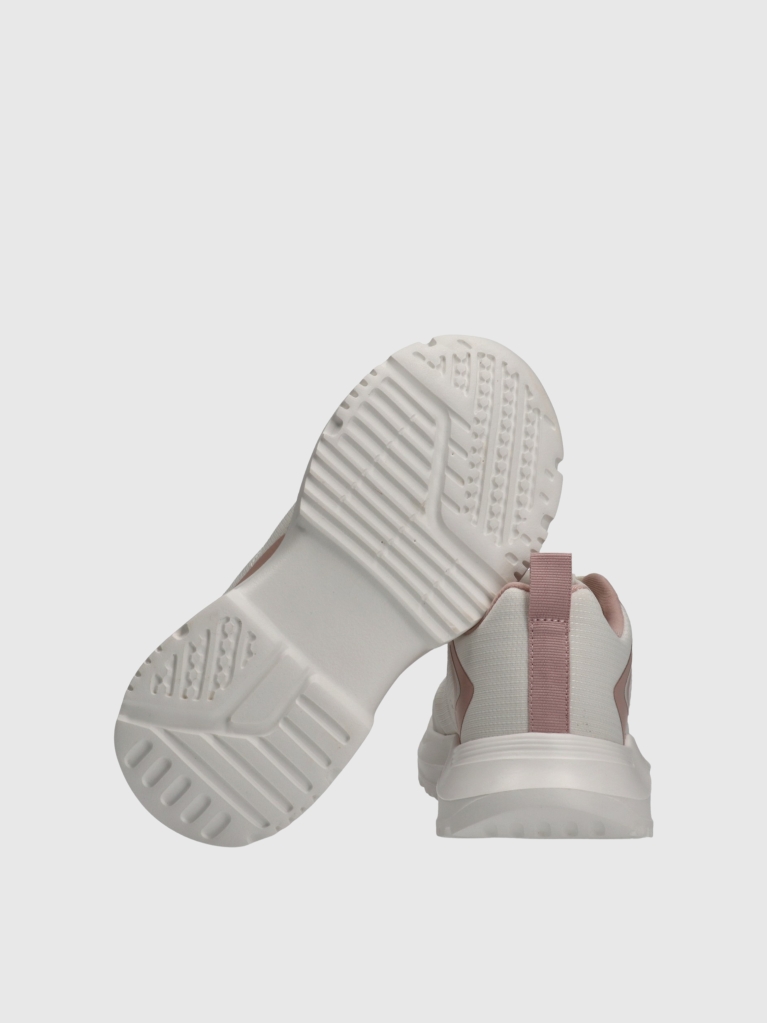 Λευκό Δετά Sneakers Με Χαμηλό Κόψιμο  Κορίτσι