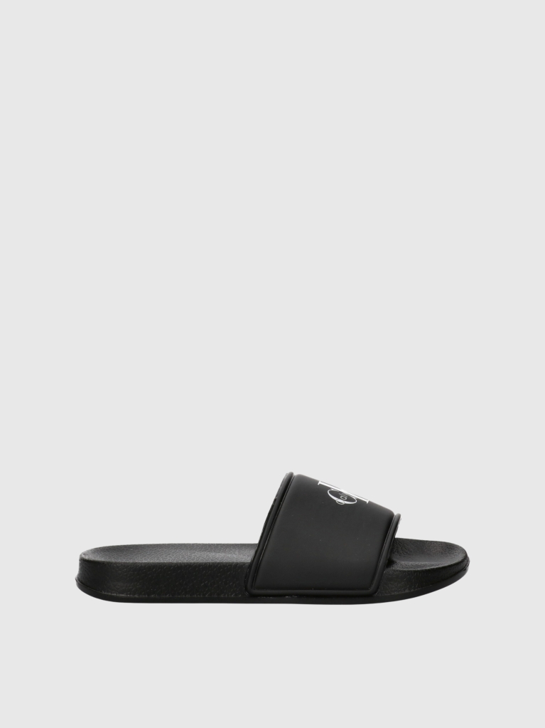 Μαύρο Παιδικά Sliders Με Λογότυπο Signature  Παιδικό Unisex