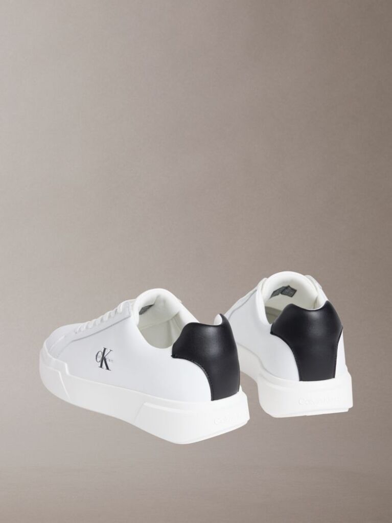 White Leather Durable Traction NYC Trainers  Men