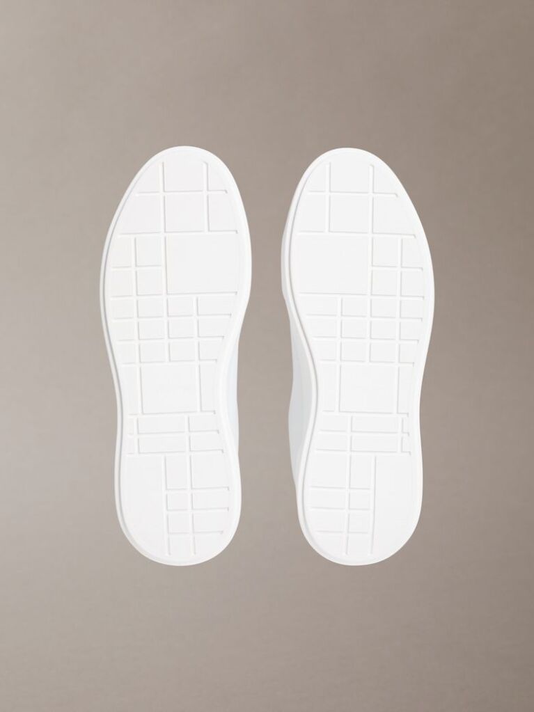 White Leather Durable Traction NYC Trainers  Men