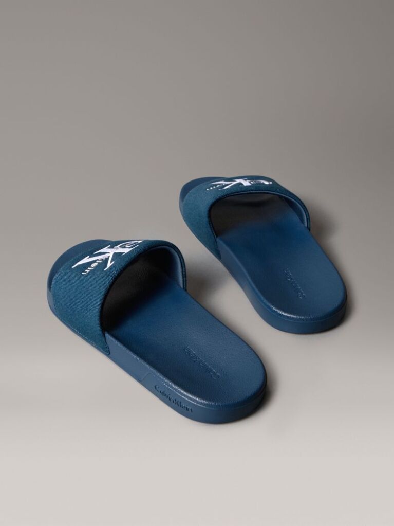 Blue Nemo - Canvas Signature Logo Sliders  Men